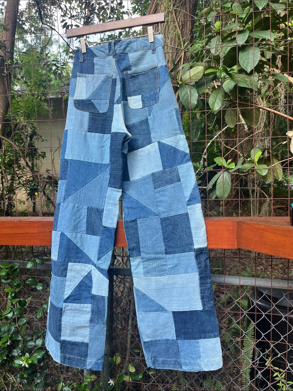 Sea New York Patchwork High-Rise Jeans - Multiple Blue Tones - Picture 4 of 6